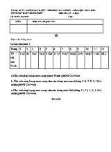 Đề kiểm tra 15 phút môn Địa lý Lớp 6 - Năm học 2019-2020 - Trường THCS Thành Nhất